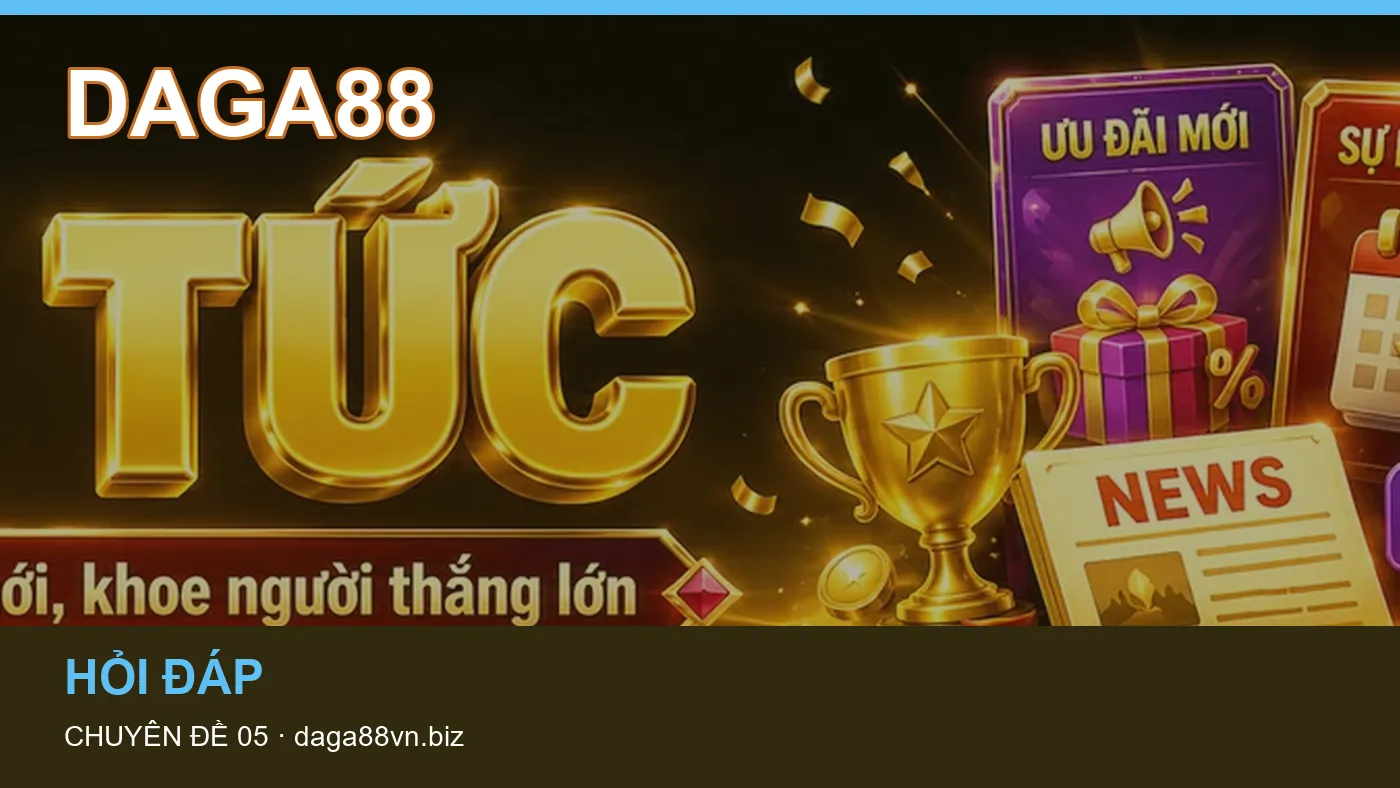 Danh sách kiểm tra thông tin Hỏi đáp dành cho người đọc DAGA88